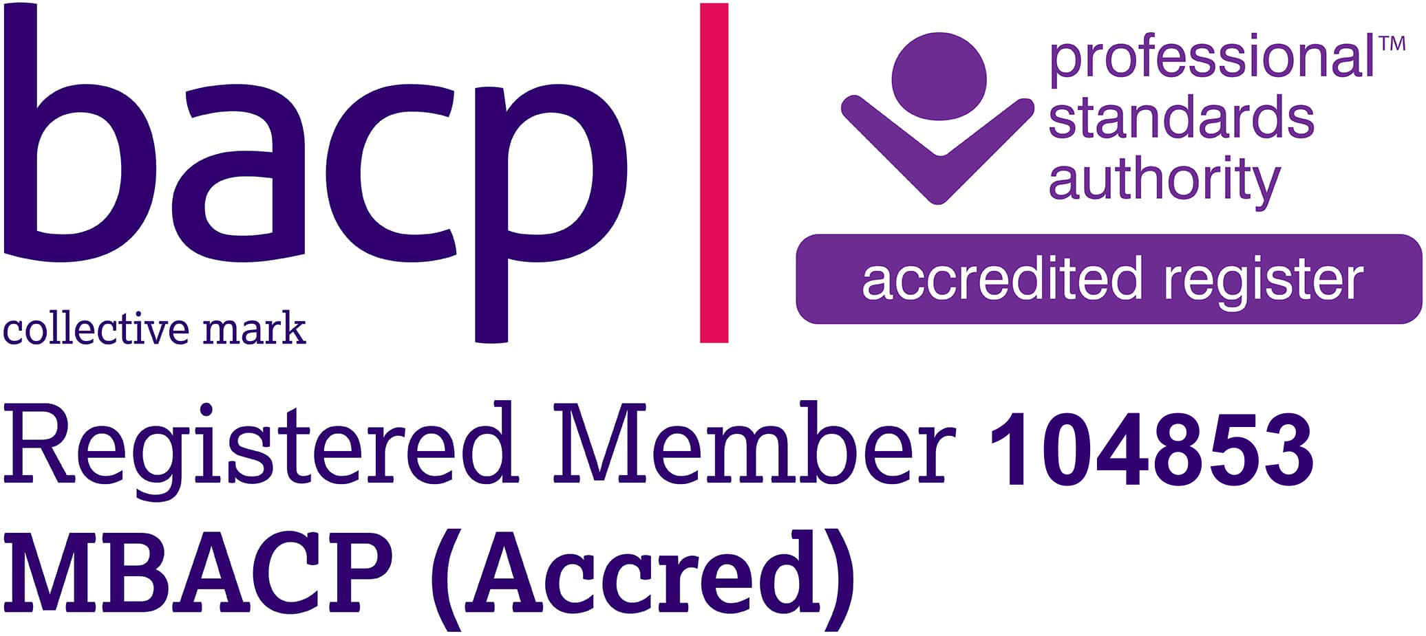 BACP Accredited Register logo